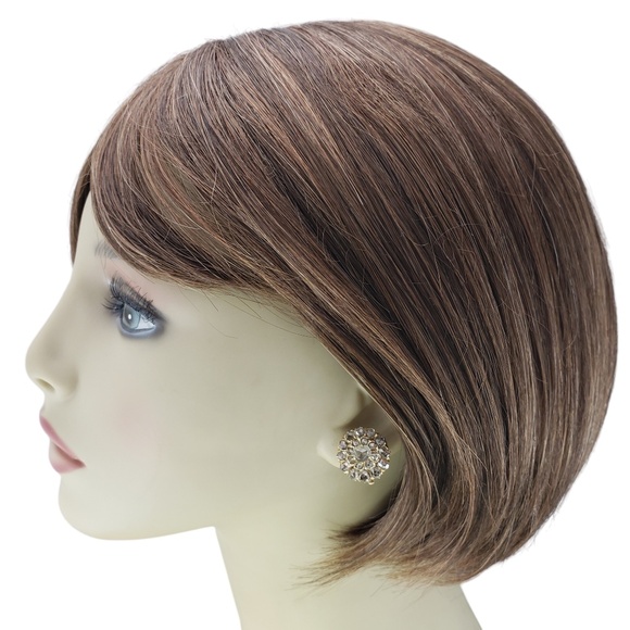 14 Karat Yellow Gold and Rose Cut Diamond Clip-On Earrings #20108 - Picture 7 of 8